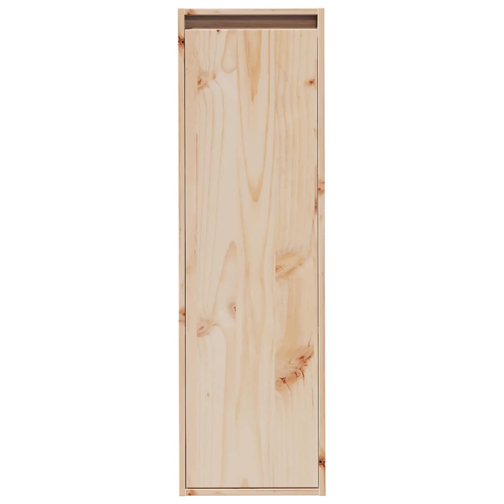 Wandkasten 2 st 30x30x100 cm massief grenenhout is nu te koop bij PeponiXL, paradijselijk wonen!