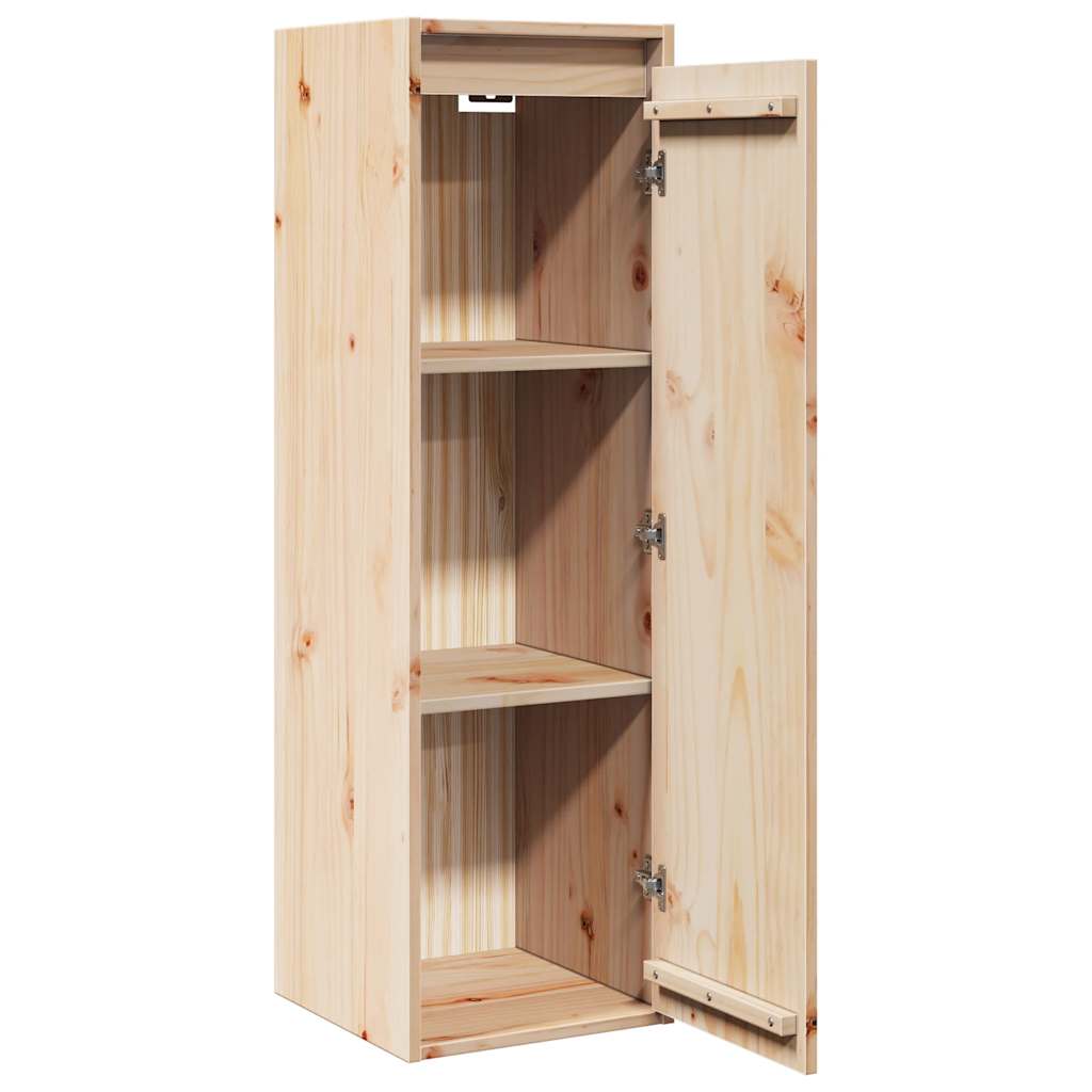 Wandkasten 2 st 30x30x100 cm massief grenenhout is nu te koop bij PeponiXL, paradijselijk wonen!