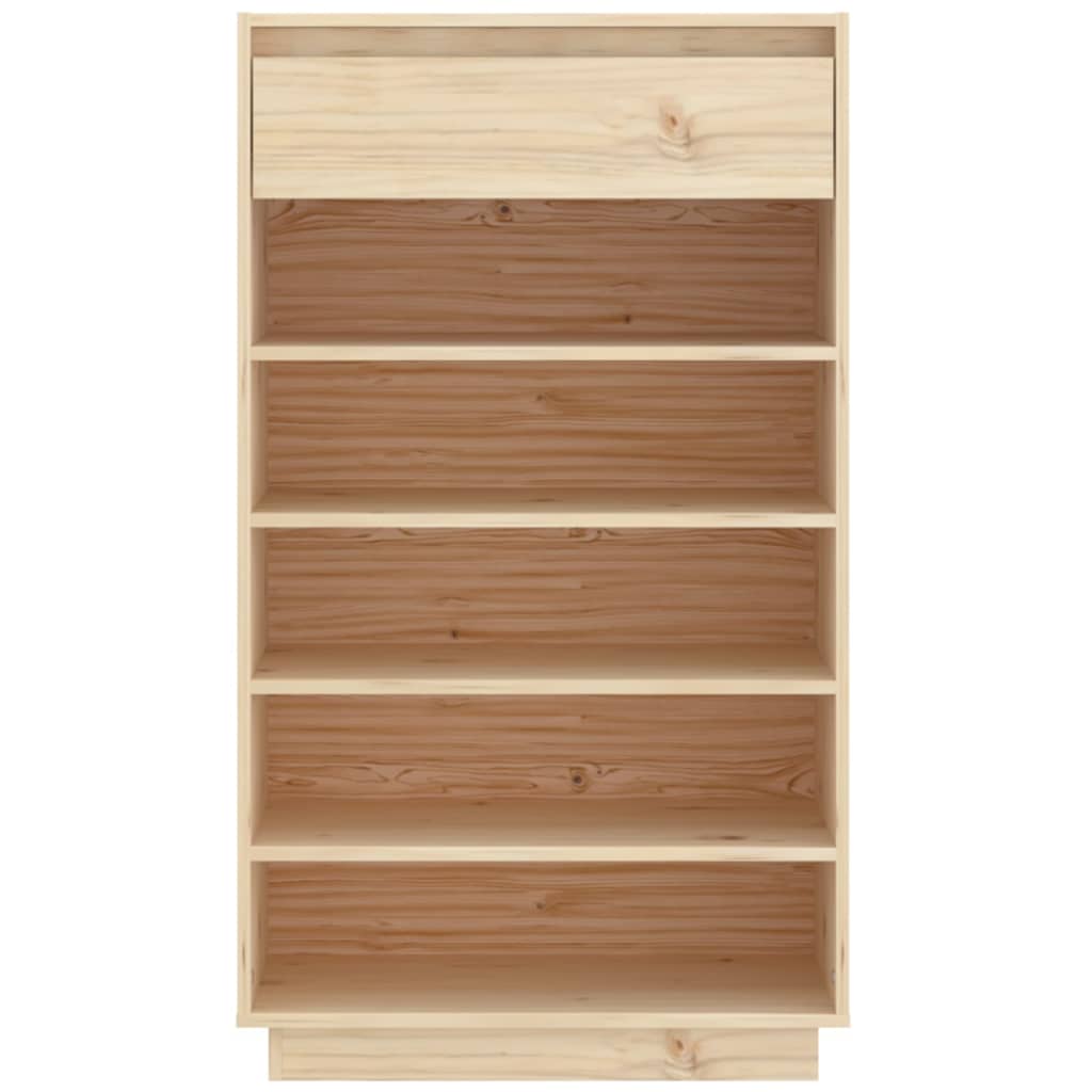 Schoenenkast 60x34x105 cm massief grenenhout is nu te koop bij PeponiXL, paradijselijk wonen!