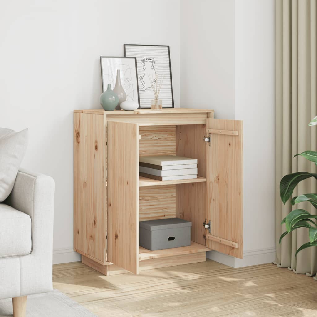 Dressoir 60x34x75 cm massief grenenhout is nu te koop bij PeponiXL, paradijselijk wonen!