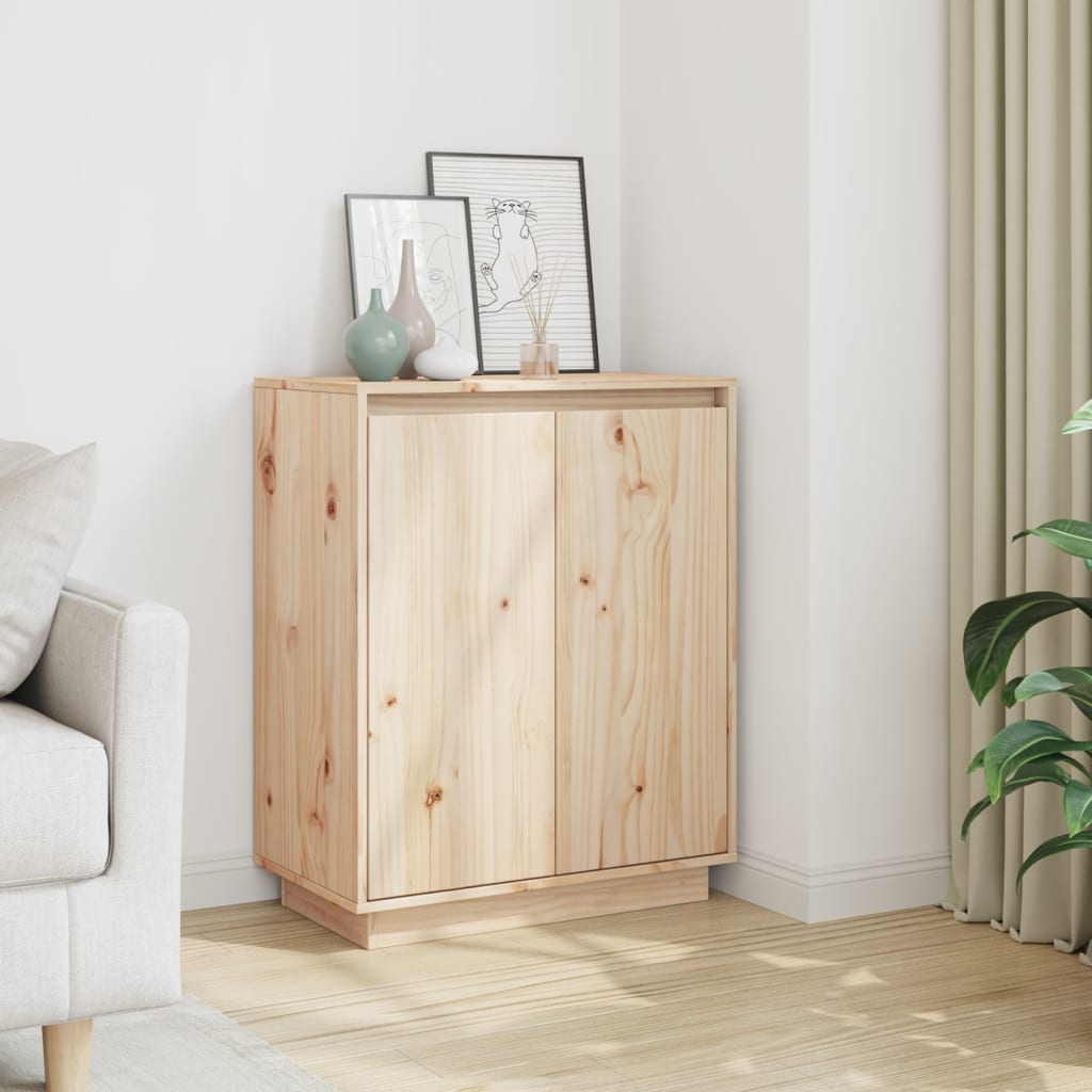 Dressoir 60x34x75 cm massief grenenhout is nu te koop bij PeponiXL, paradijselijk wonen!