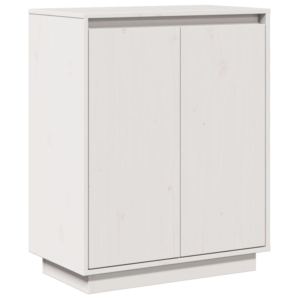 Dressoir 60x34x75 cm massief grenenhout wit is nu te koop bij PeponiXL, paradijselijk wonen!