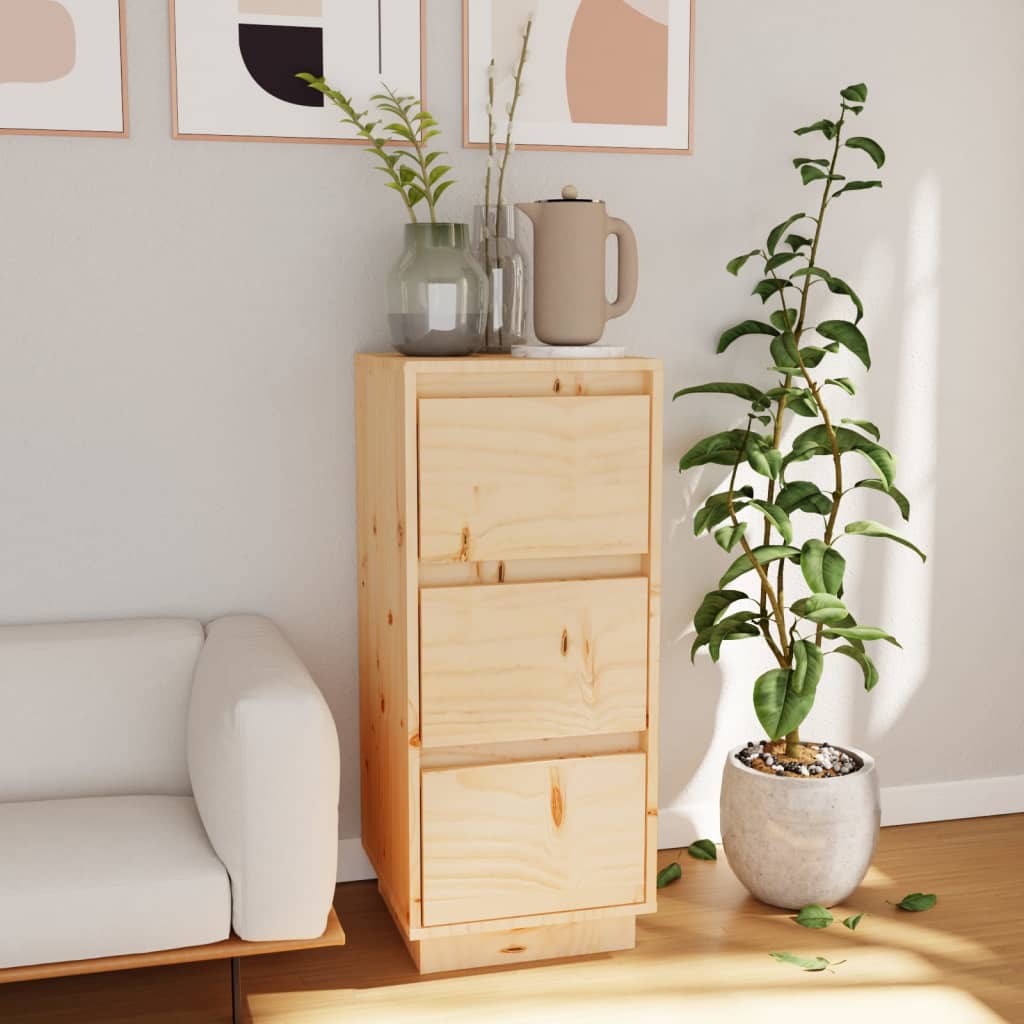 Dressoir 32x34x75 cm massief grenenhout is nu te koop bij PeponiXL, paradijselijk wonen!