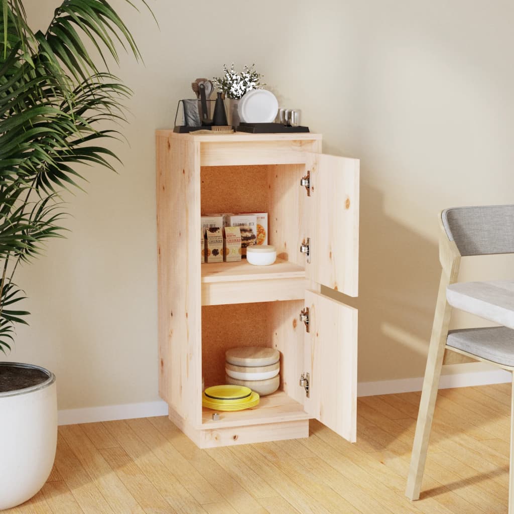 Dressoir 31,5x34x75 cm massief grenenhout is nu te koop bij PeponiXL, paradijselijk wonen!