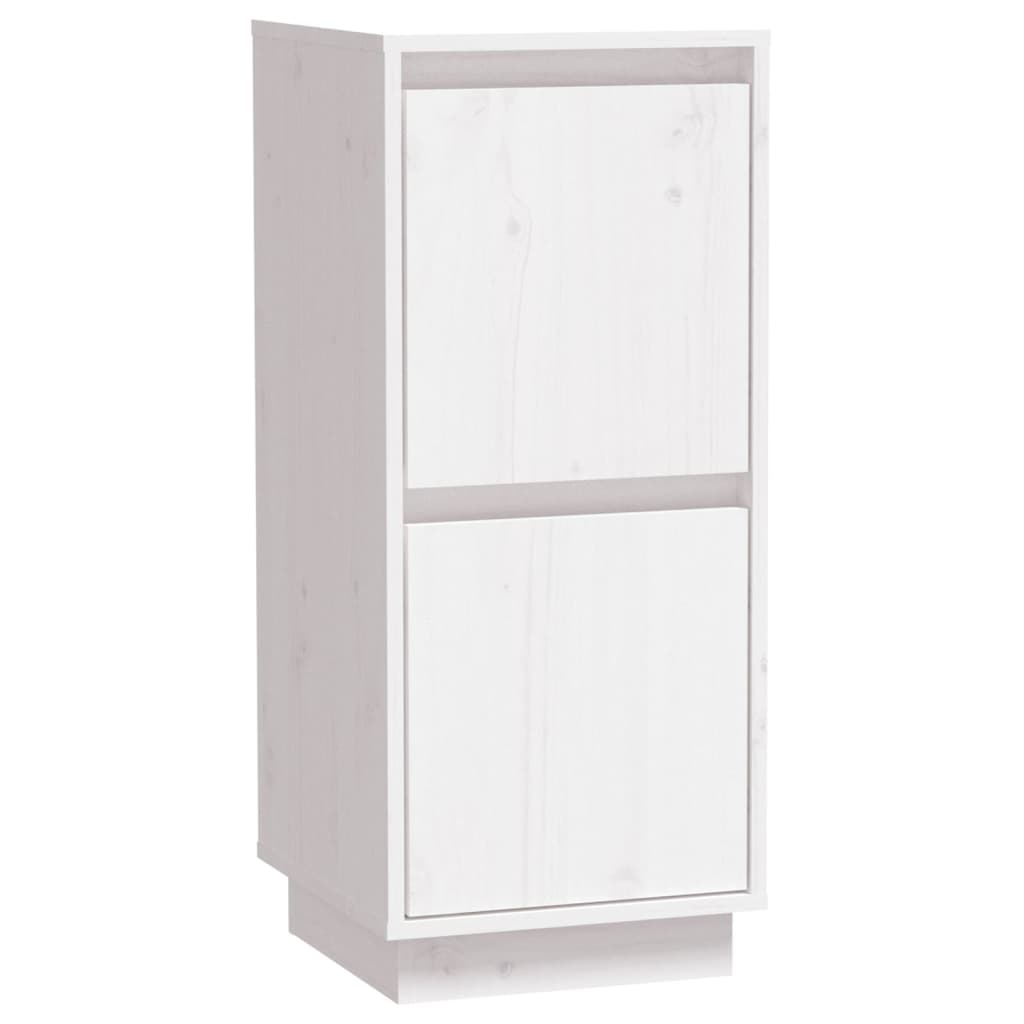 Dressoir 31,5x34x75 cm massief grenenhout wit is nu te koop bij PeponiXL, paradijselijk wonen!