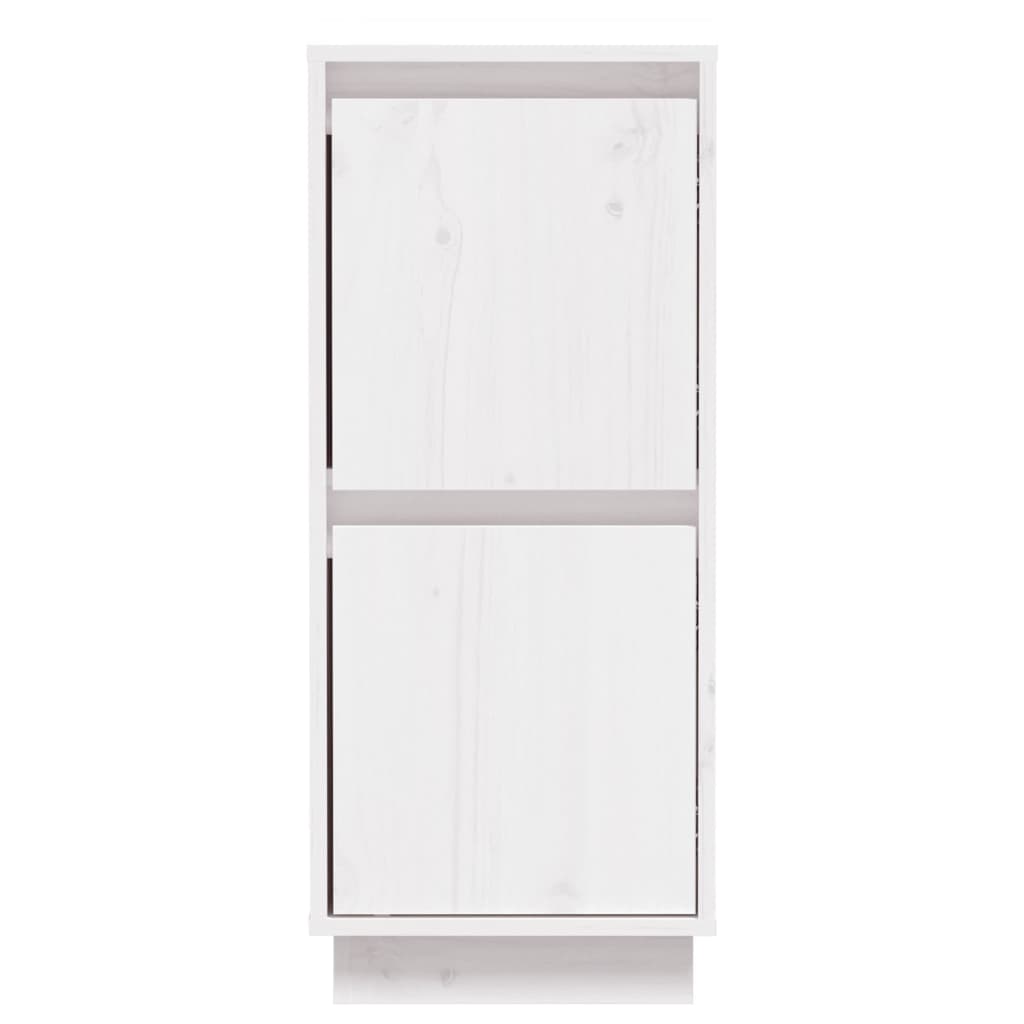 Dressoir 31,5x34x75 cm massief grenenhout wit is nu te koop bij PeponiXL, paradijselijk wonen!