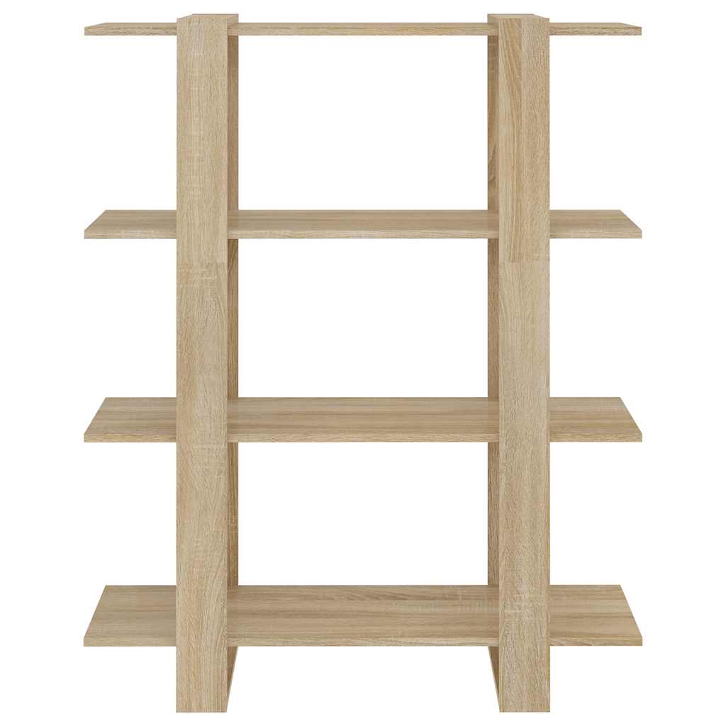 Boekenkast/kamerscherm 100x30x123,5 cm sonoma eikenkleurig is nu te koop bij PeponiXL, paradijselijk wonen!