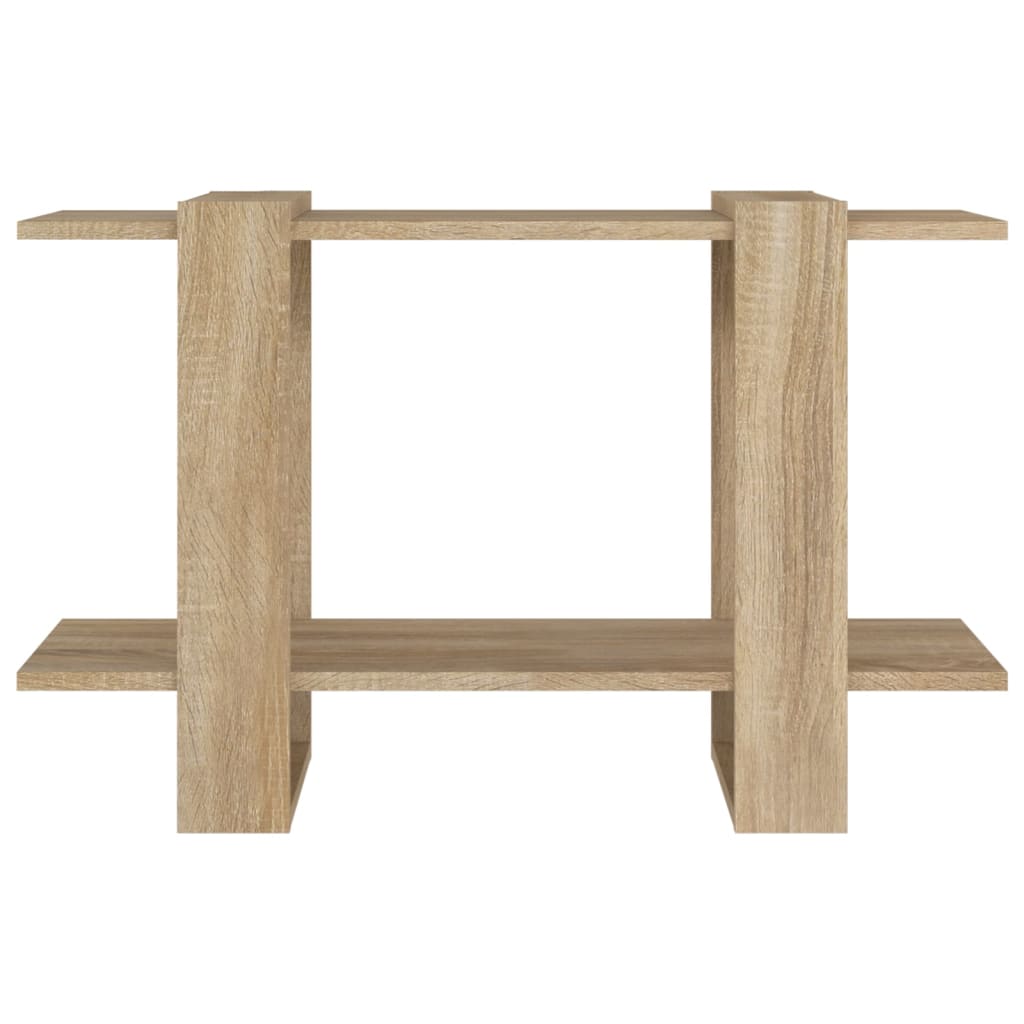 Boekenkast/kamerscherm 80x30x51 cm sonoma eikenkleurig is nu te koop bij PeponiXL, paradijselijk wonen!