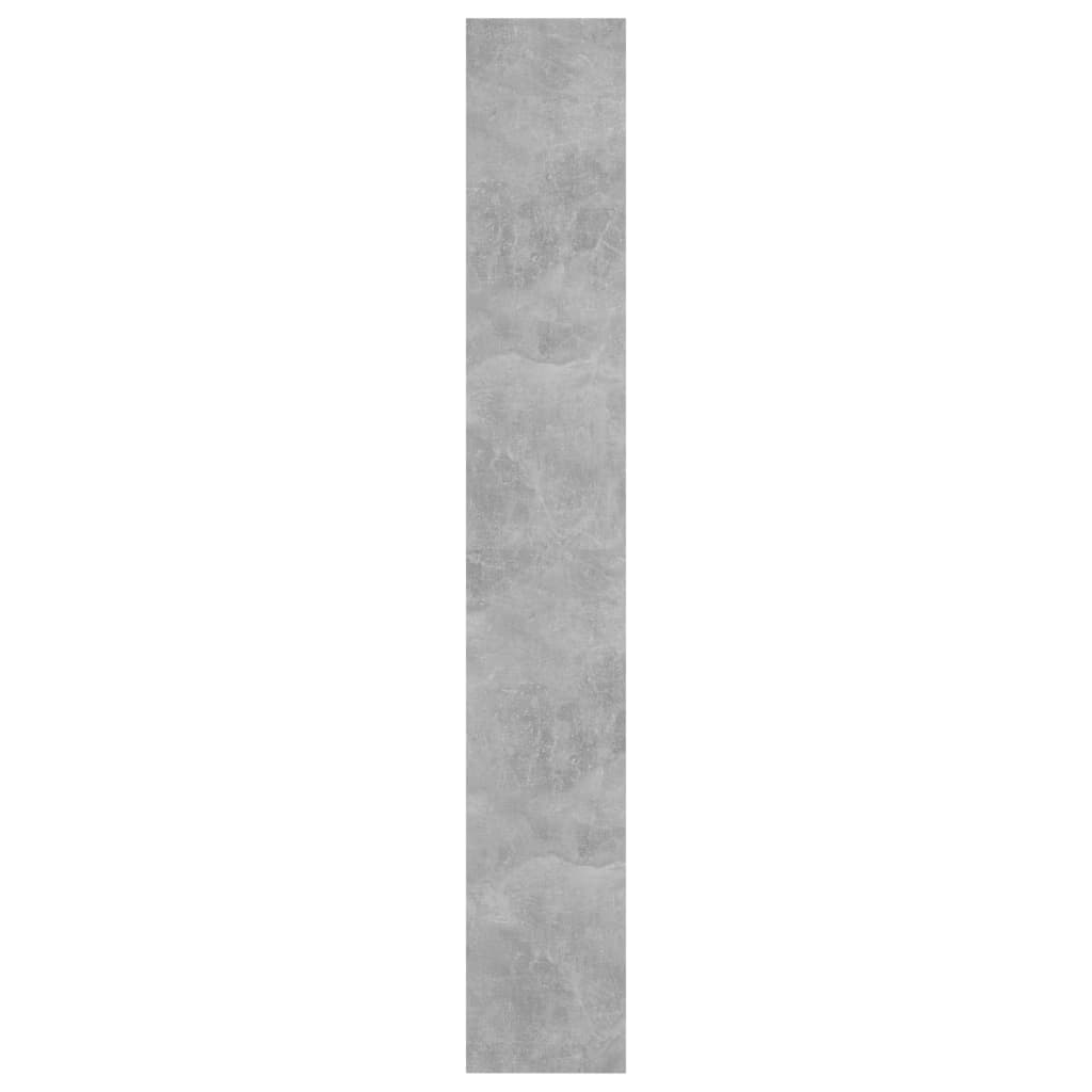 Boekenkast/kamerscherm 60x30x198 cm betongrijs is nu te koop bij PeponiXL, paradijselijk wonen!