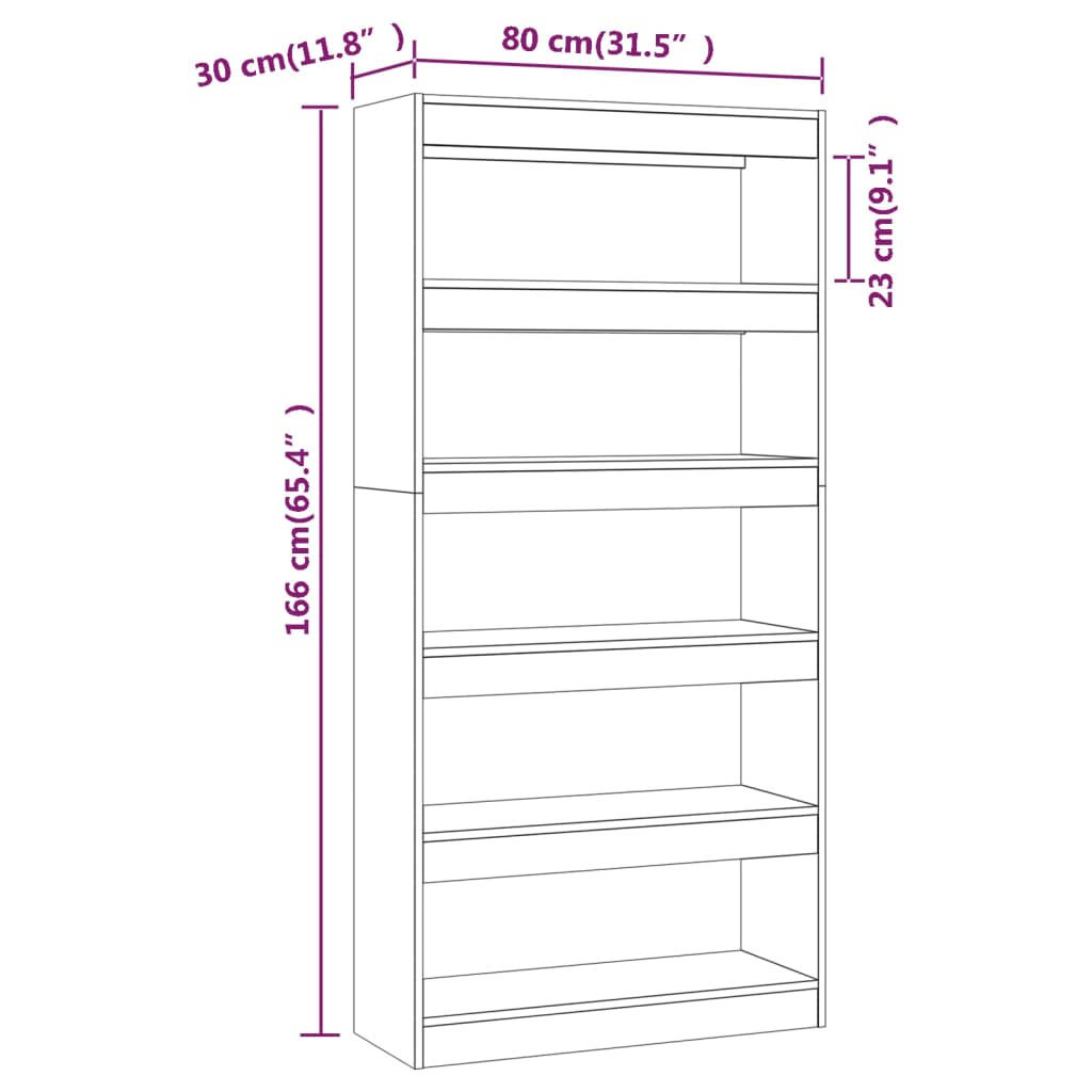 Boekenkast/kamerscherm 80x30x166 cm bewerkt hout zwart is nu te koop bij PeponiXL, paradijselijk wonen!