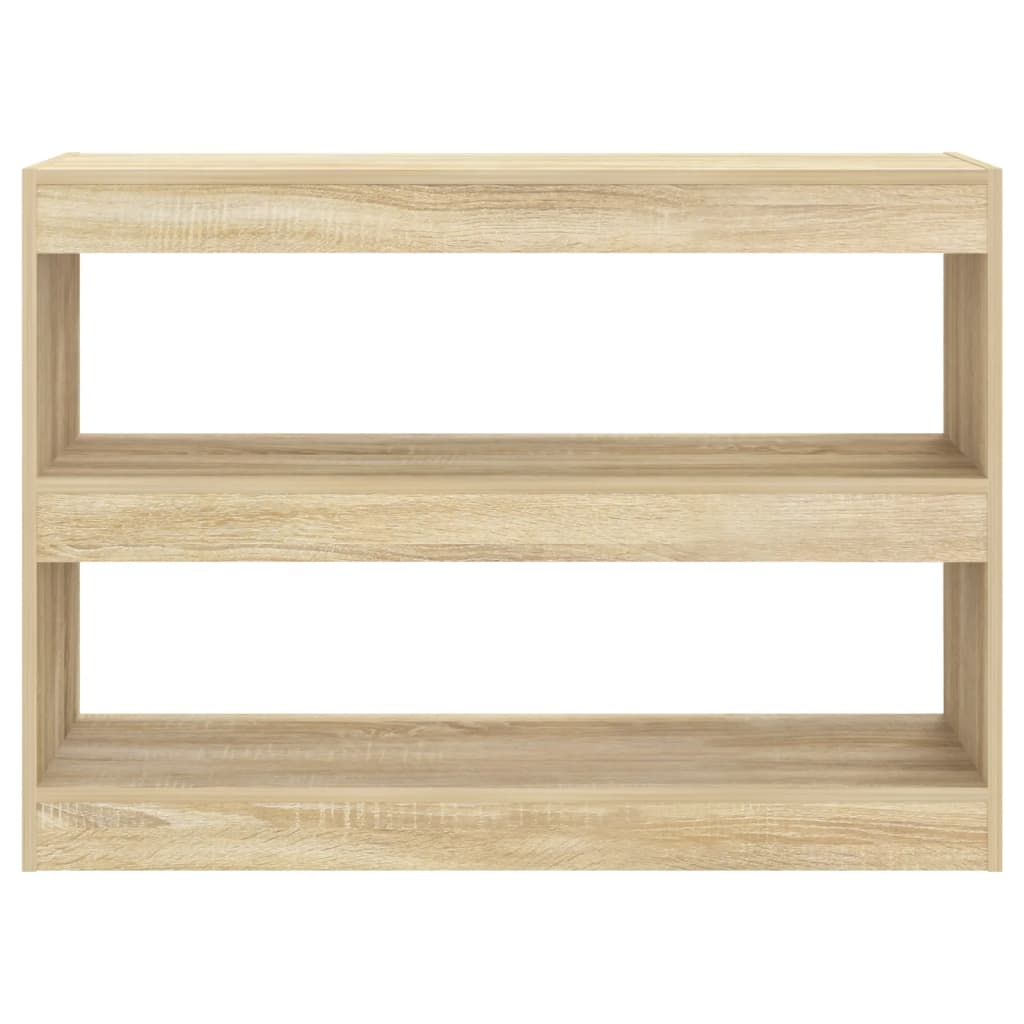 Boekenkast / kamerscherm 100x30x72 cm sonoma eikenkleurig is nu te koop bij PeponiXL, paradijselijk wonen!