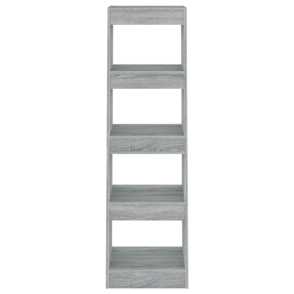 Boekenkast/kamerscherm 40x30x135 cm grijs sonoma eikenkleurig is nu te koop bij PeponiXL, paradijselijk wonen!