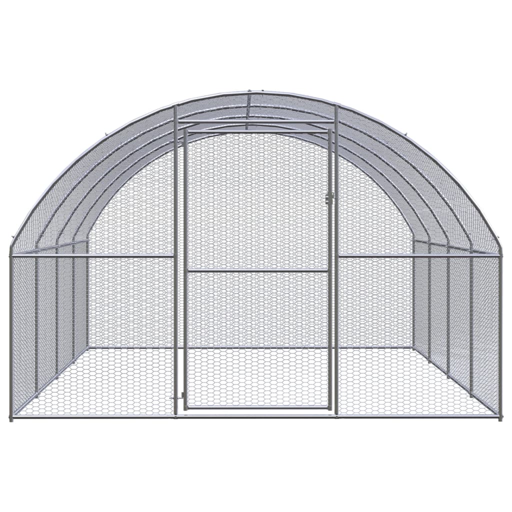 Kippenren 3x4x2 m gegalvaniseerd staal is nu te koop bij PeponiXL, paradijselijk wonen!