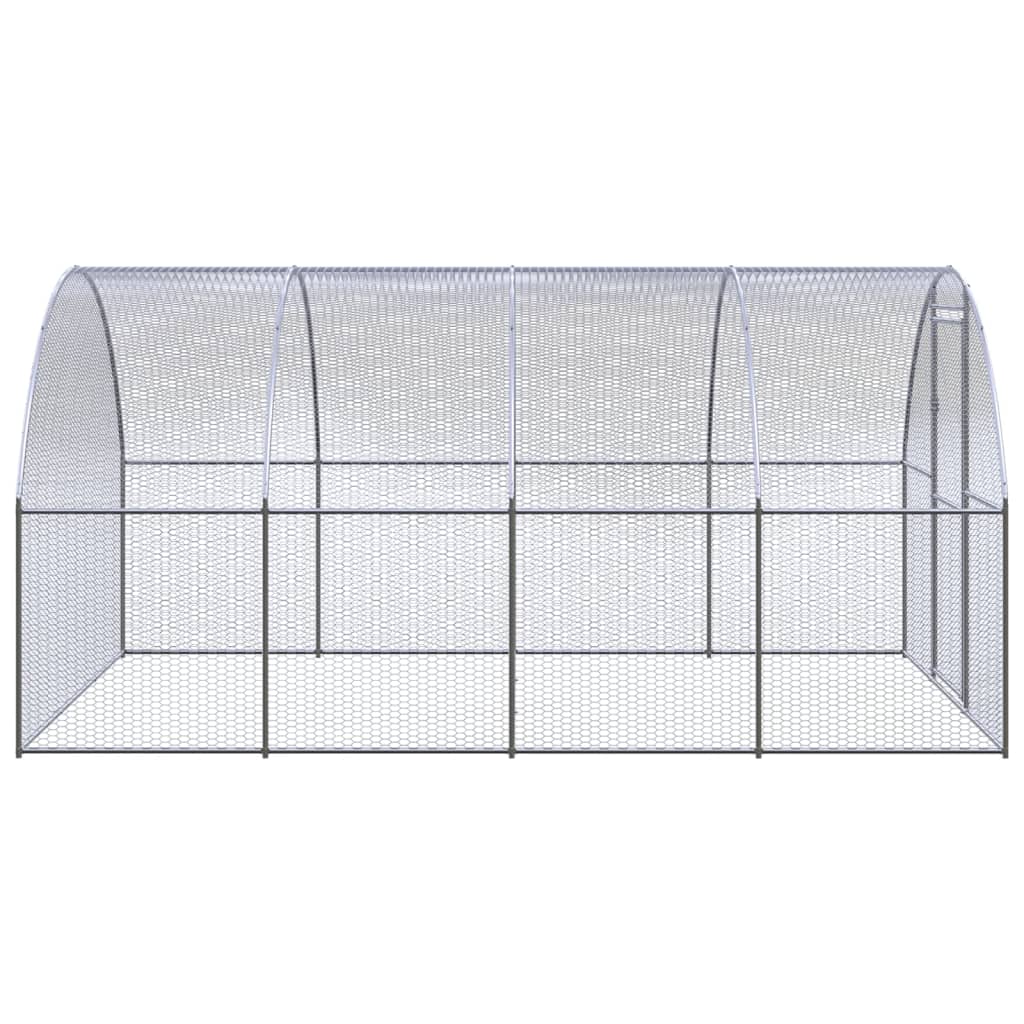 Kippenren 3x4x2 m gegalvaniseerd staal is nu te koop bij PeponiXL, paradijselijk wonen!