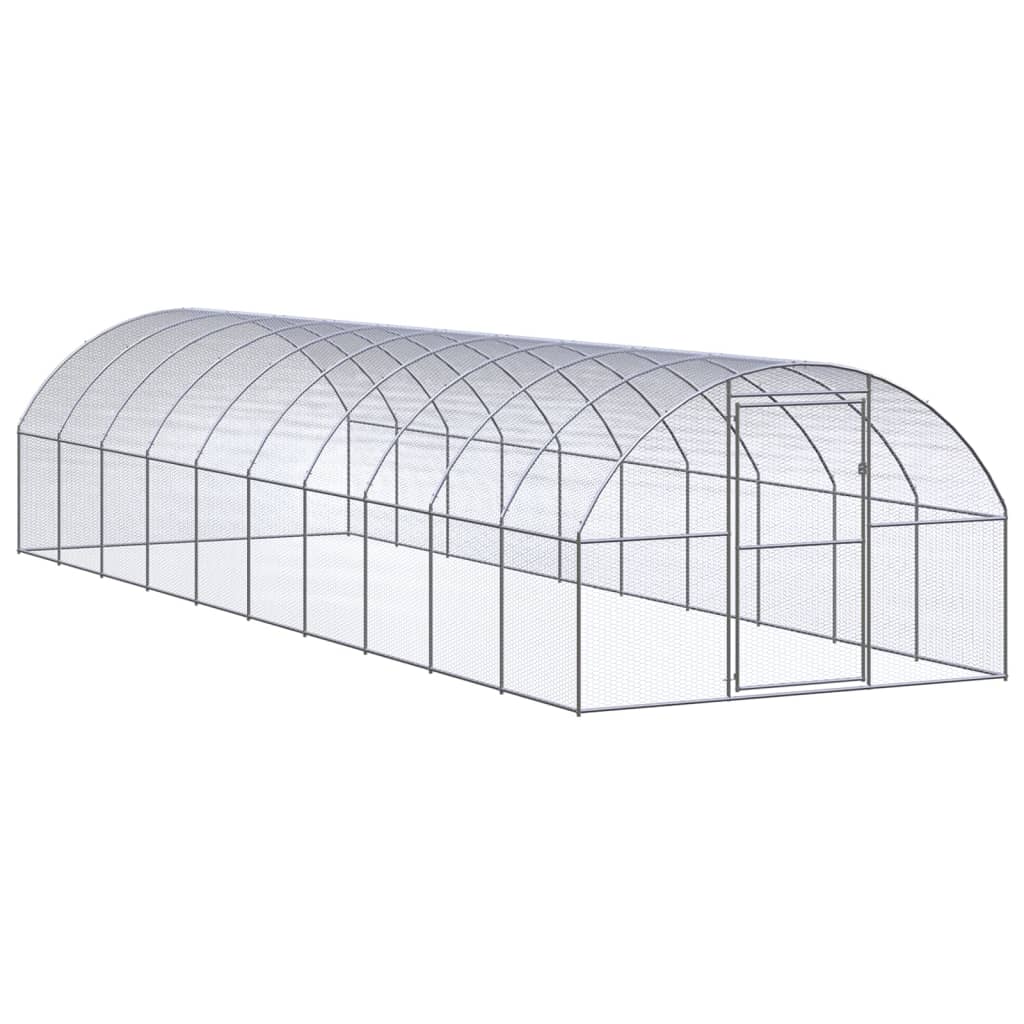 Kippenren 3x10x2 m gegalvaniseerd staal is nu te koop bij PeponiXL, paradijselijk wonen!