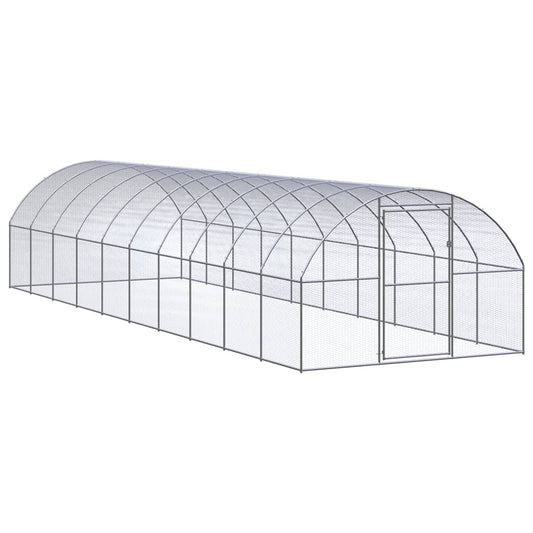 Kippenren 3x10x2 m gegalvaniseerd staal is nu te koop bij PeponiXL, paradijselijk wonen!