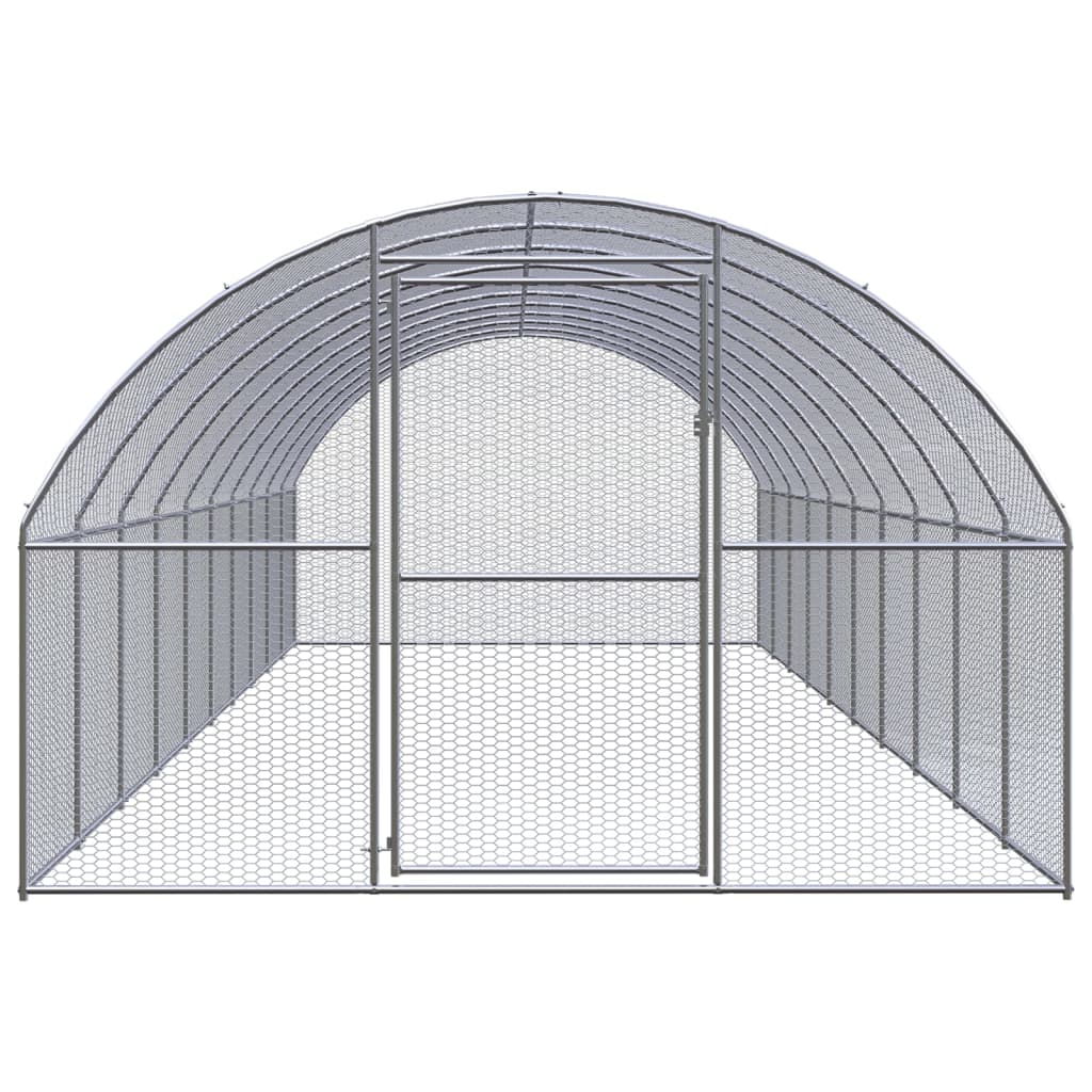 Kippenren 3x10x2 m gegalvaniseerd staal is nu te koop bij PeponiXL, paradijselijk wonen!