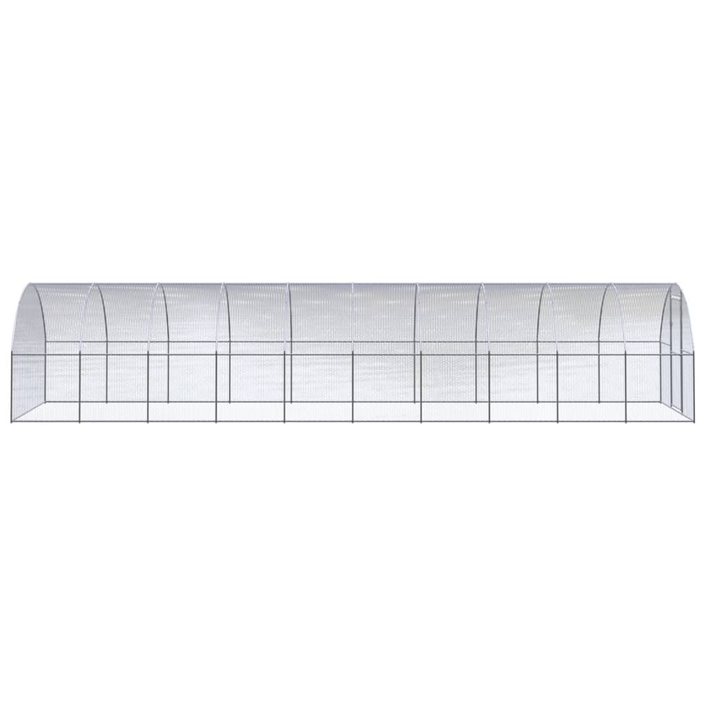 Kippenren 3x10x2 m gegalvaniseerd staal is nu te koop bij PeponiXL, paradijselijk wonen!