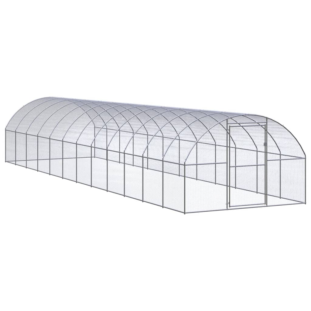 Kippenren 3x12x2 m gegalvaniseerd staal is nu te koop bij PeponiXL, paradijselijk wonen!