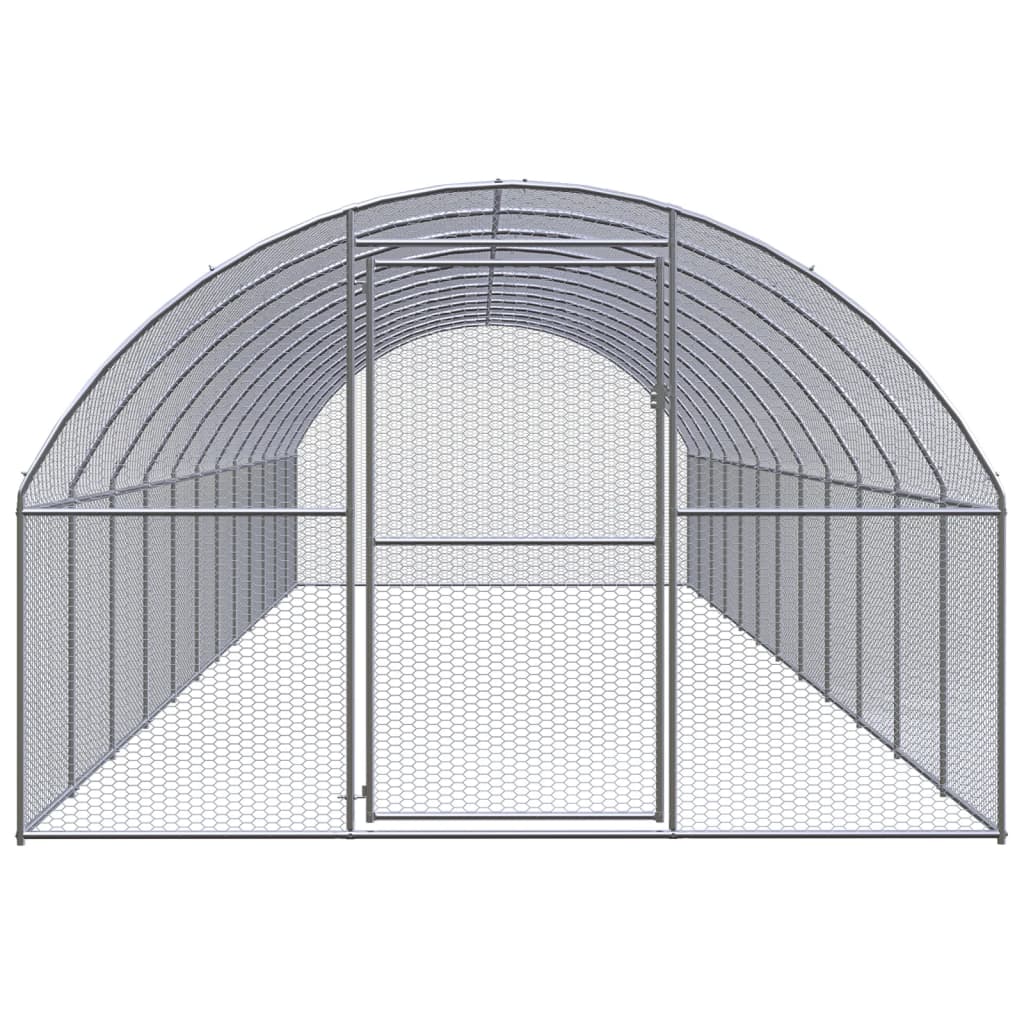 Kippenren 3x12x2 m gegalvaniseerd staal is nu te koop bij PeponiXL, paradijselijk wonen!