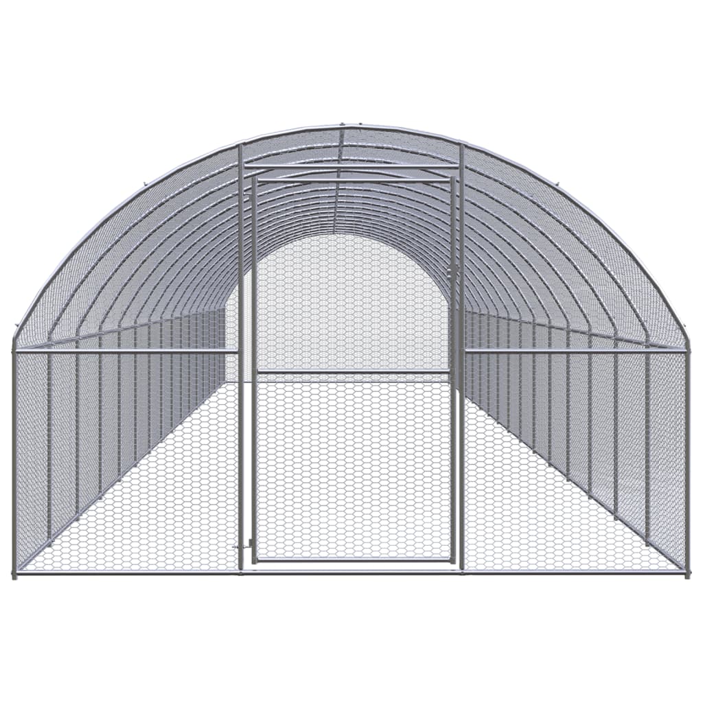 Kippenren 3x16x2 m gegalvaniseerd staal is nu te koop bij PeponiXL, paradijselijk wonen!