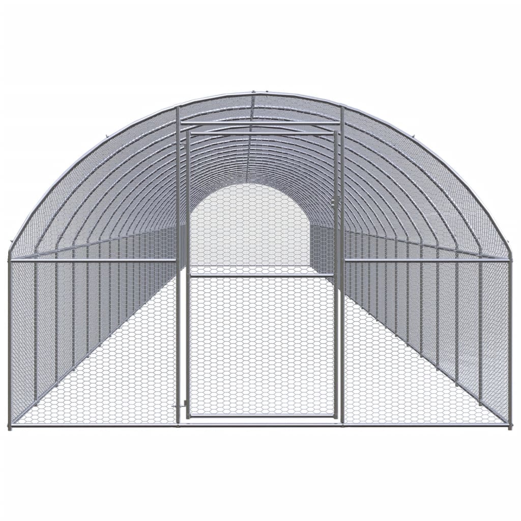 Kippenren 3x24x2 m gegalvaniseerd staal is nu te koop bij PeponiXL, paradijselijk wonen!