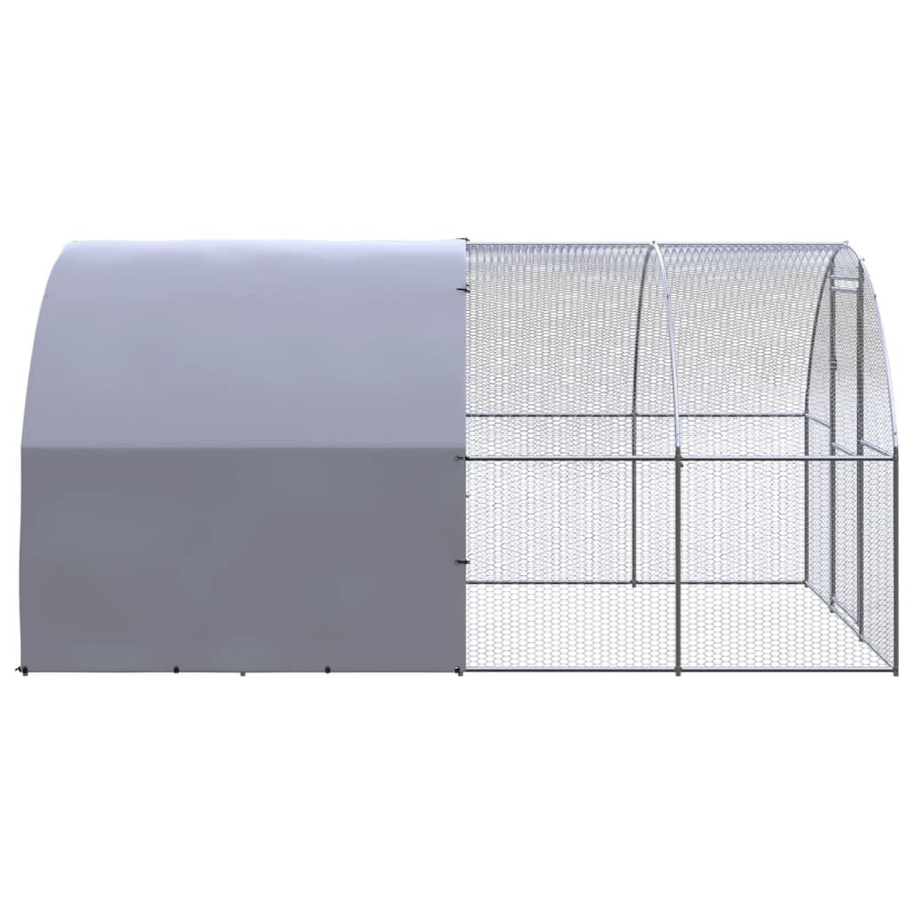 Kippenren 3x4x2 m gegalvaniseerd staal is nu te koop bij PeponiXL, paradijselijk wonen!