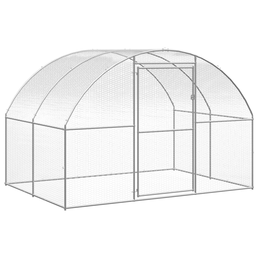 Kippenren 3x4x2 m gegalvaniseerd staal is nu te koop bij PeponiXL, paradijselijk wonen!