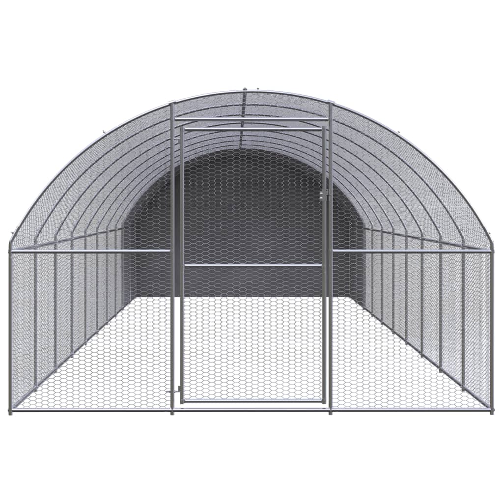 Kippenren 3x10x2 m gegalvaniseerd staal is nu te koop bij PeponiXL, paradijselijk wonen!