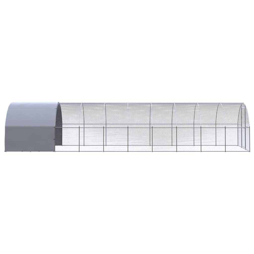 Kippenren 3x10x2 m gegalvaniseerd staal is nu te koop bij PeponiXL, paradijselijk wonen!