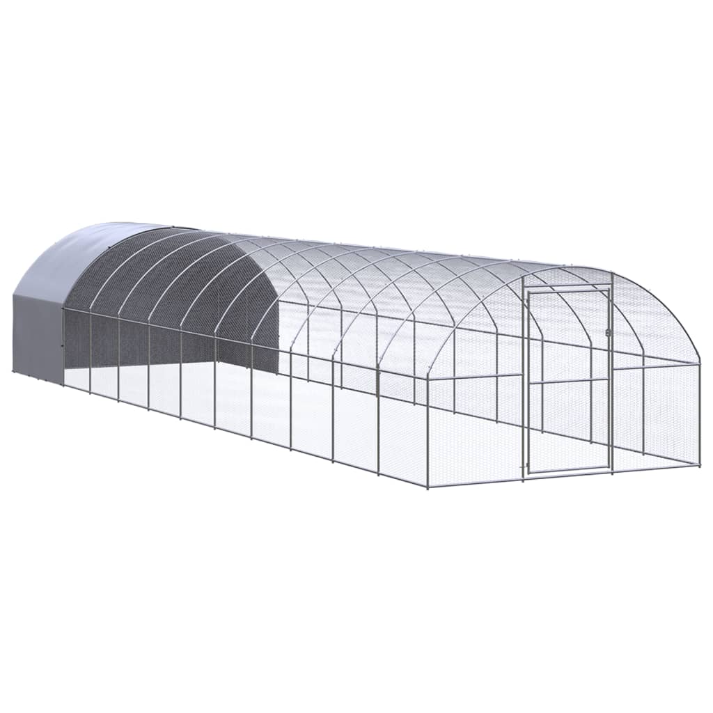 Kippenren 3x12x2 m gegalvaniseerd staal is nu te koop bij PeponiXL, paradijselijk wonen!