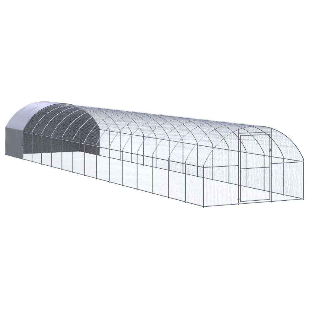 Kippenren 3x16x2 m gegalvaniseerd staal is nu te koop bij PeponiXL, paradijselijk wonen!