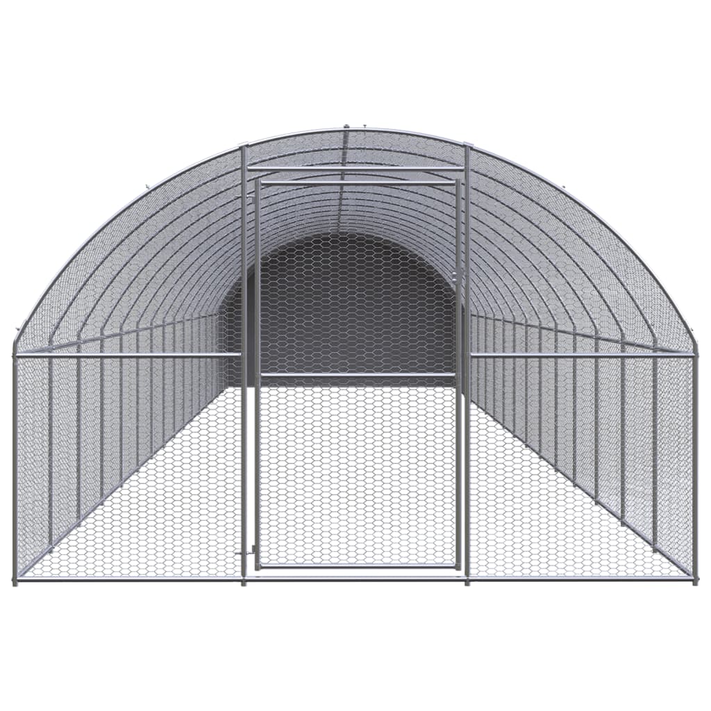 Kippenren 3x16x2 m gegalvaniseerd staal is nu te koop bij PeponiXL, paradijselijk wonen!