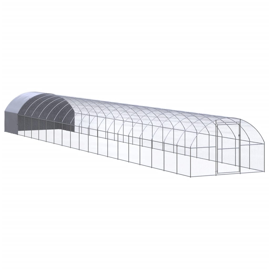 Kippenren 3x20x2 m gegalvaniseerd staal is nu te koop bij PeponiXL, paradijselijk wonen!