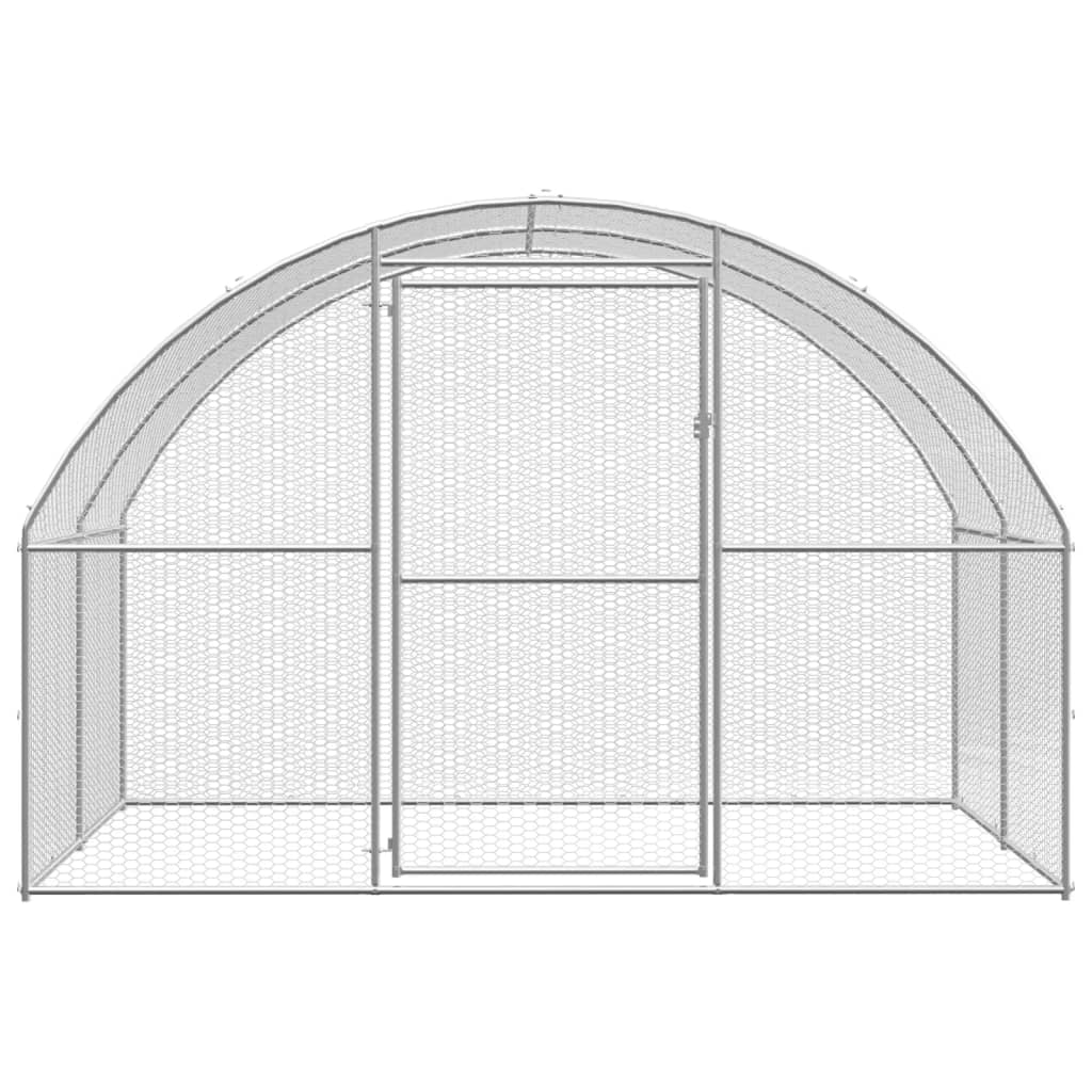 Kippenren 3x20x2 m gegalvaniseerd staal is nu te koop bij PeponiXL, paradijselijk wonen!