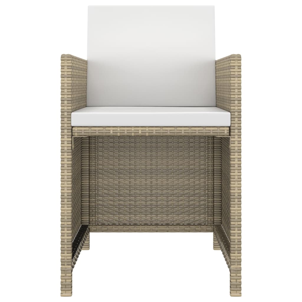 3-delige Tuinset met kussens poly rattan beige is nu te koop bij PeponiXL, paradijselijk wonen!