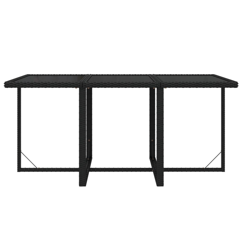 7-delige Tuinset met kussens poly rattan zwart is nu te koop bij PeponiXL, paradijselijk wonen!