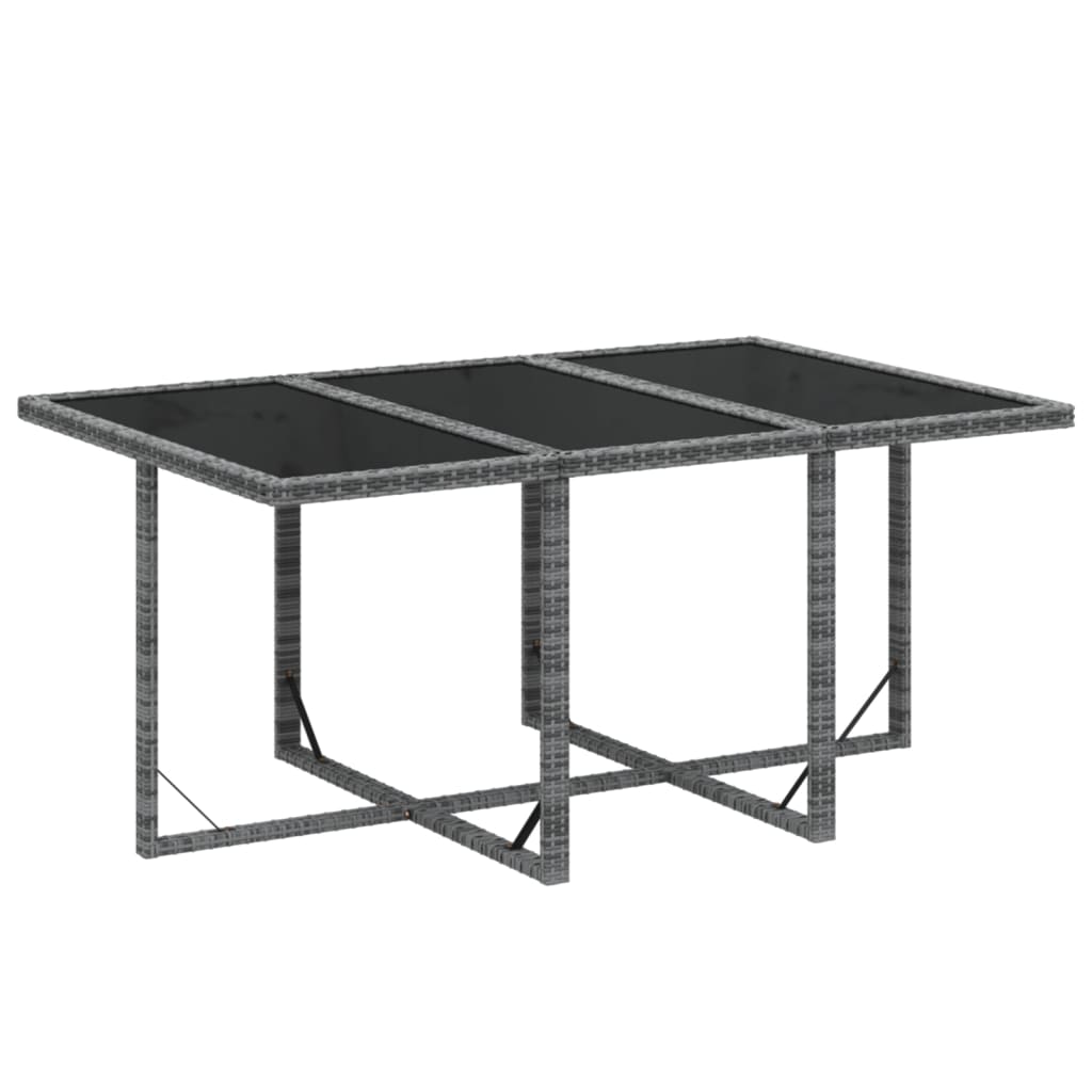 7-delige Tuinset met kussens poly rattan grijs is nu te koop bij PeponiXL, paradijselijk wonen!