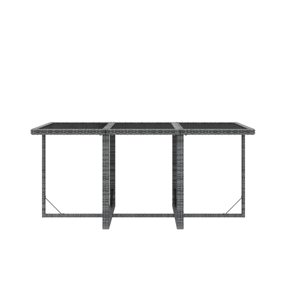 7-delige Tuinset met kussens poly rattan grijs is nu te koop bij PeponiXL, paradijselijk wonen!