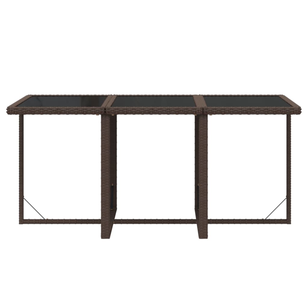 7-delige Tuinset met kussens poly rattan bruin is nu te koop bij PeponiXL, paradijselijk wonen!