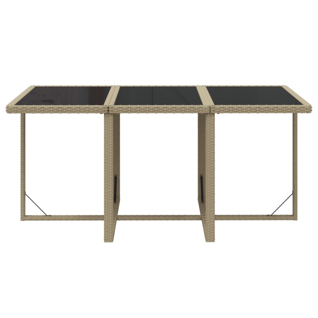 7-delige Tuinset met kussens poly rattan beige is nu te koop bij PeponiXL, paradijselijk wonen!