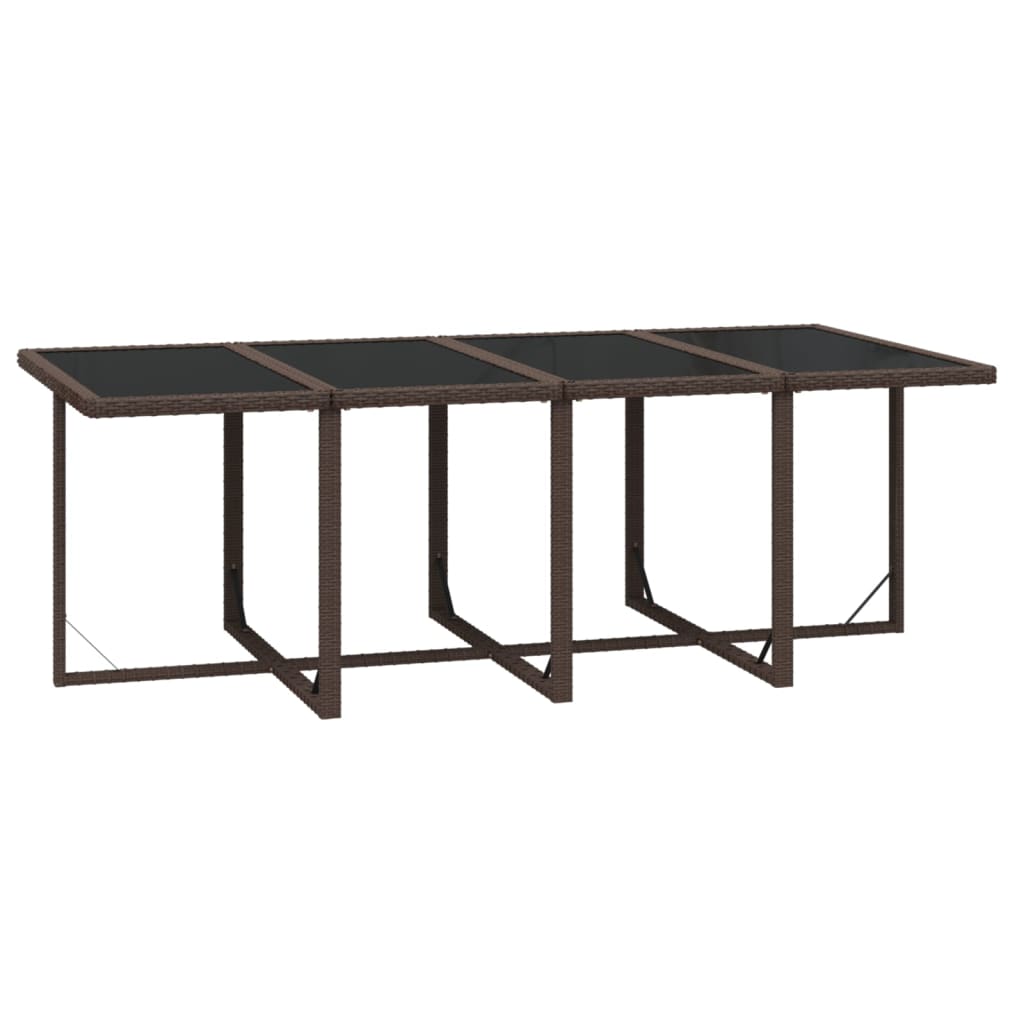 9-delige Tuinset met kussens poly rattan bruin is nu te koop bij PeponiXL, paradijselijk wonen!