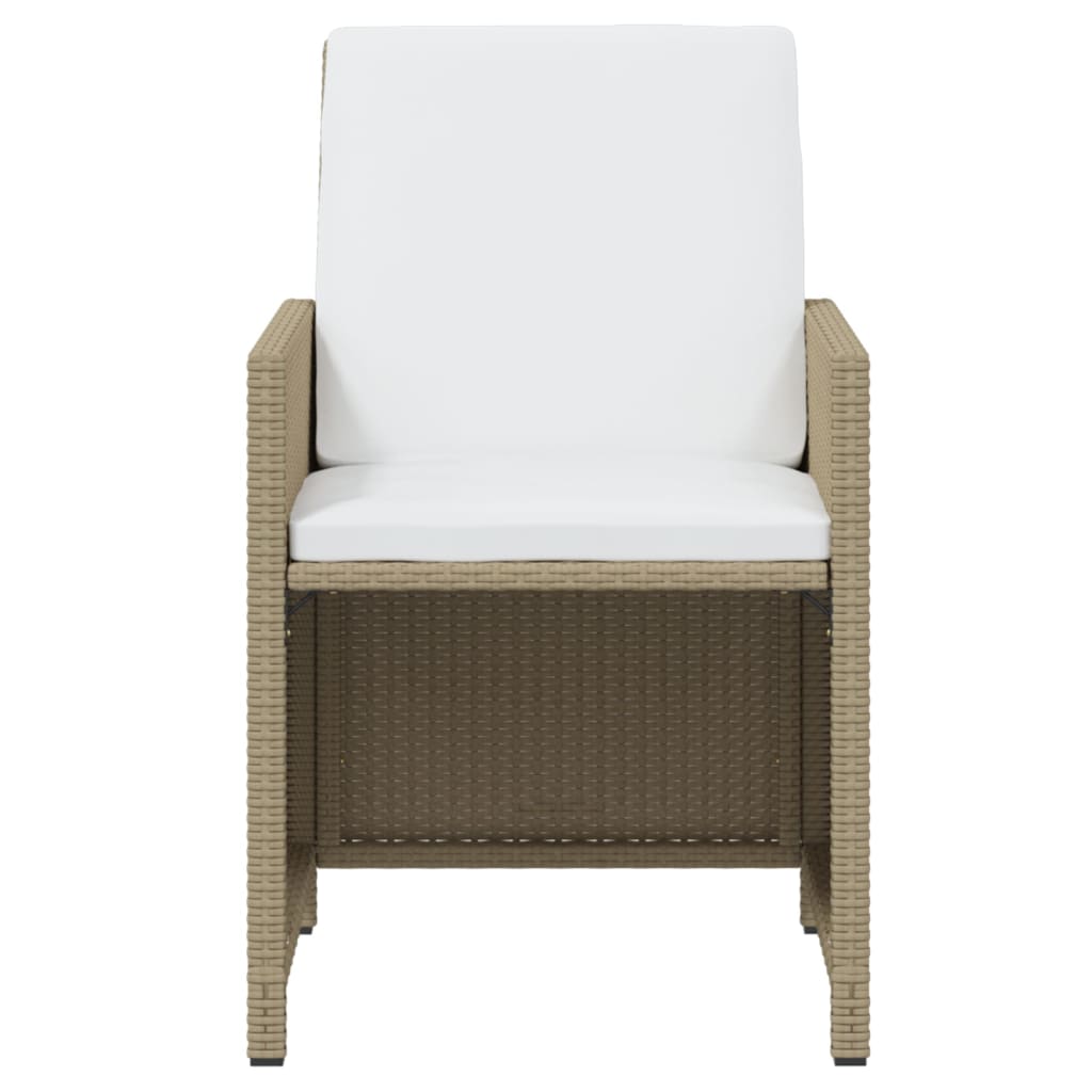 15-delige Tuinset met kussens poly rattan beige is nu te koop bij PeponiXL, paradijselijk wonen!