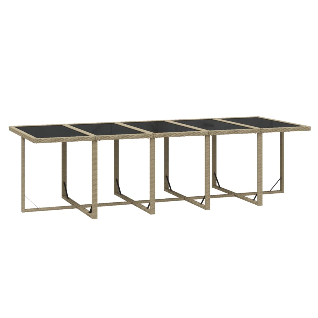 15-delige Tuinset met kussens poly rattan beige is nu te koop bij PeponiXL, paradijselijk wonen!