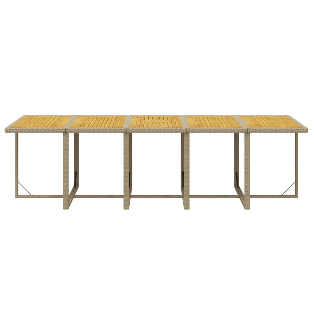 11-delige Tuinset met kussens poly rattan beige is nu te koop bij PeponiXL, paradijselijk wonen!