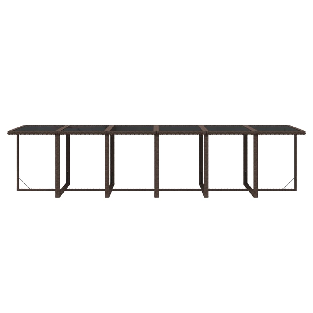 13-delige Tuinset met kussens poly rattan bruin is nu te koop bij PeponiXL, paradijselijk wonen!