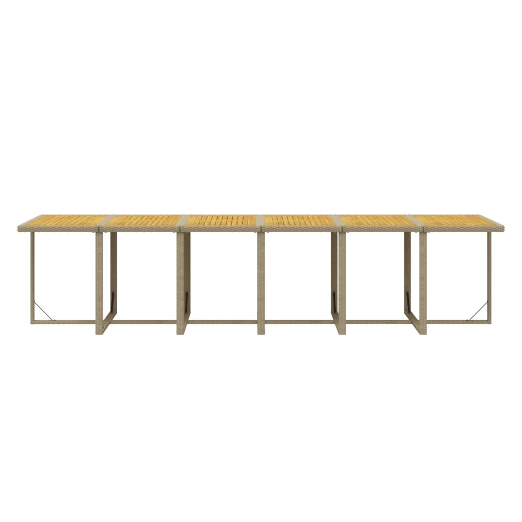 13-delige Tuinset met kussens poly rattan beige is nu te koop bij PeponiXL, paradijselijk wonen!