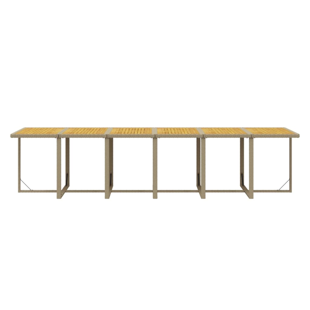 17-delige Tuinset met kussens poly rattan beige is nu te koop bij PeponiXL, paradijselijk wonen!