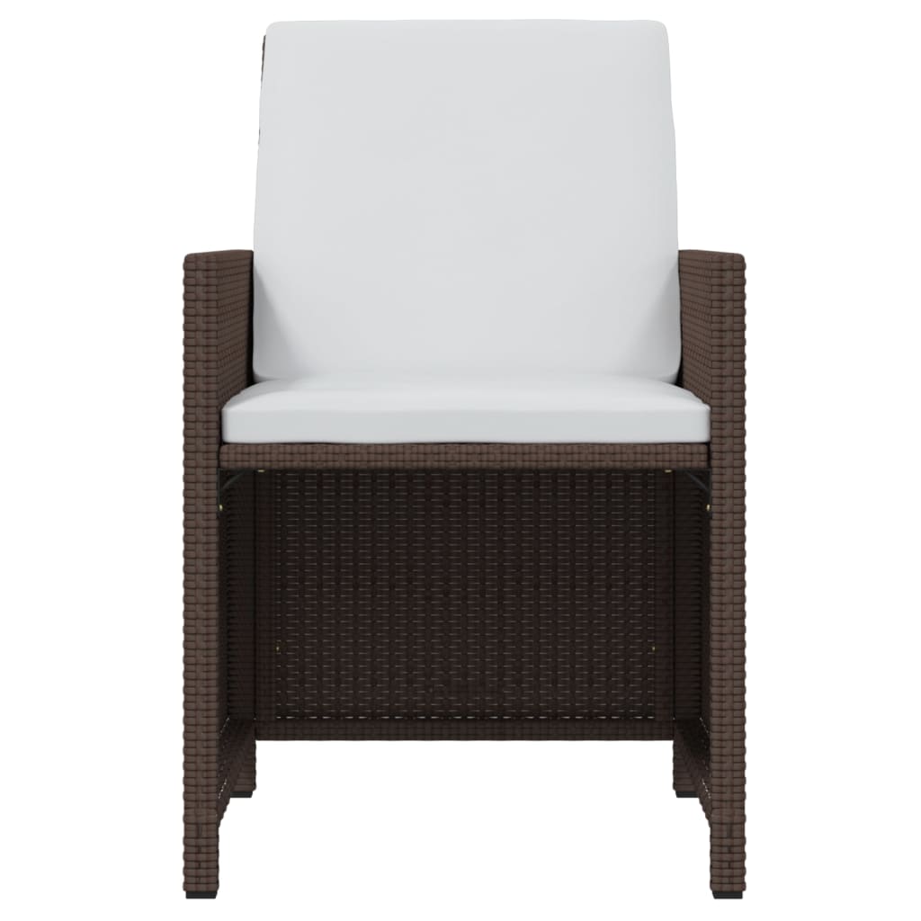15-delige Tuinset met kussens poly rattan bruin is nu te koop bij PeponiXL, paradijselijk wonen!