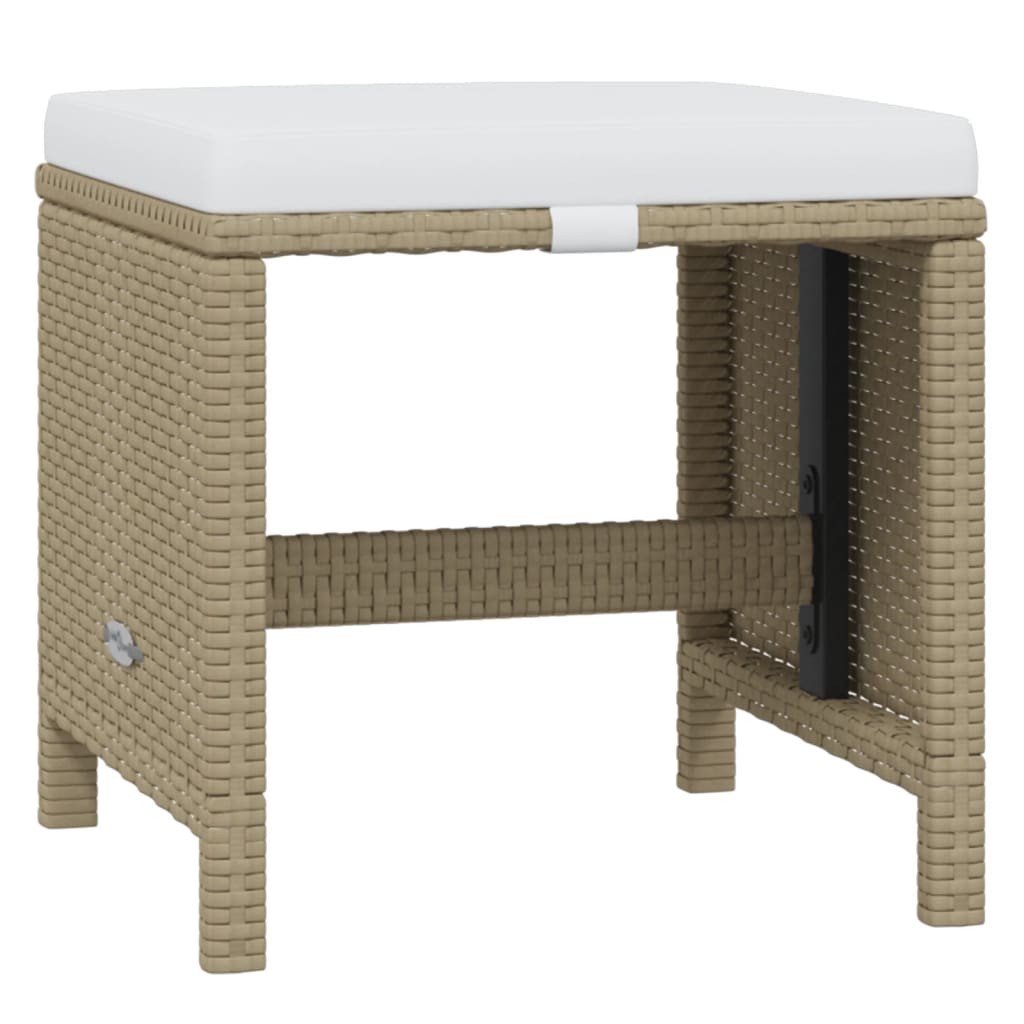 19-delige Tuinset met kussens poly rattan beige is nu te koop bij PeponiXL, paradijselijk wonen!
